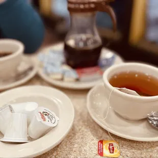 Coffee and my one cuppa tea