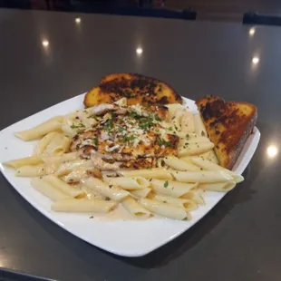 Chicken Penne Alfredo. Thursday chefs special 22june 2023