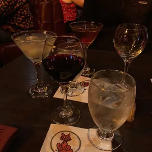 Wine or cocktails.   Your choice.