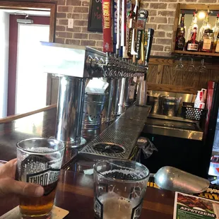 Lots of beer on tap