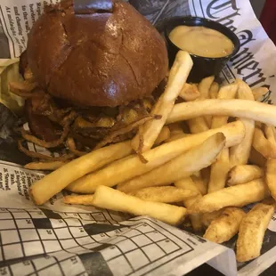 Famous chicken sandwich