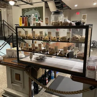 a bakery counter