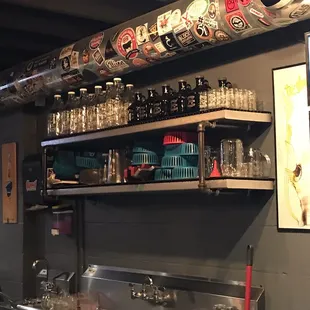 Sink and howlers and growlers.