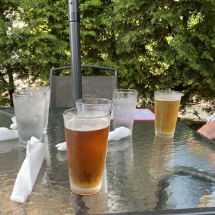 Beers on the patio