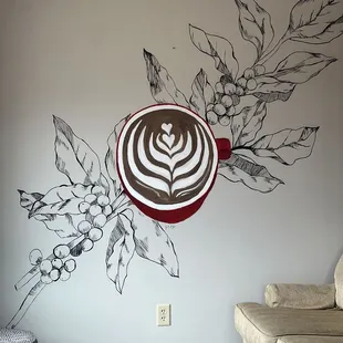 Latte on the wall&apos;