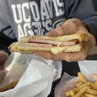 Ham and pepper jack.