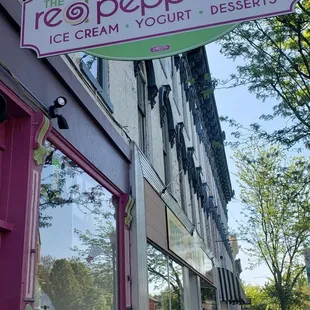 a sign on the side of a building