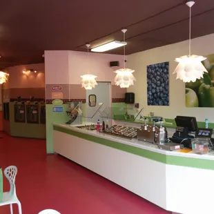 the interior of a restaurant