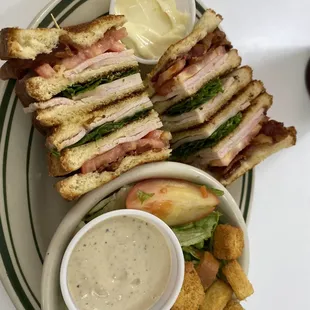 Lol I had to.  The Julia... I mean the club sandwich.  It was VERY good.