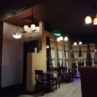 the interior of a restaurant