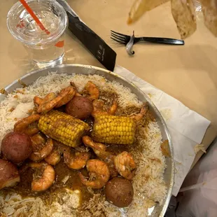 a plate of food