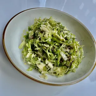 Shaved Brussel Sprout Salad