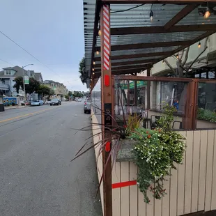 a restaurant on a street corner