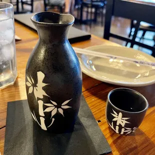 Perfect temperature sake - very tasty