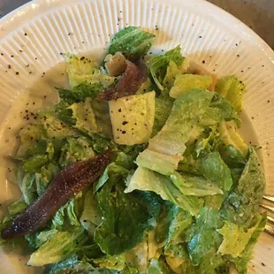 Fresh made caesar with anchovies-and a splash of Prosecco