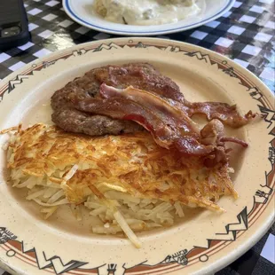 Biscuits and gravy breakfast