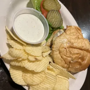 Red wagon steak sandwich