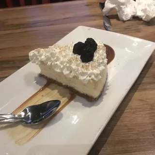 Vanilla Bourbon Cheesecake.