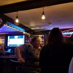 View of the bar... Sort of!  :/ 07/11/17