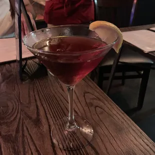Pomegranate martini