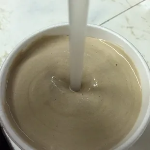 Chocolate milkshake