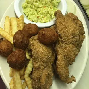 3 piece catfish fillet plate