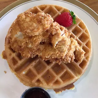 Buttermilk Chicken and Waffles Brunch