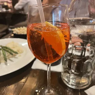 Bartenders version of Aeperol Spritz - made with campuri.