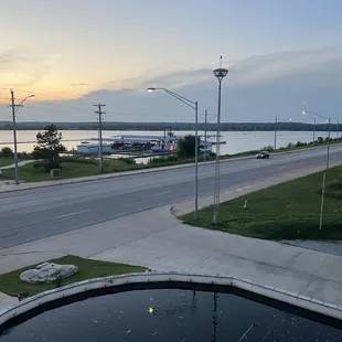 Patio area and roof top bar