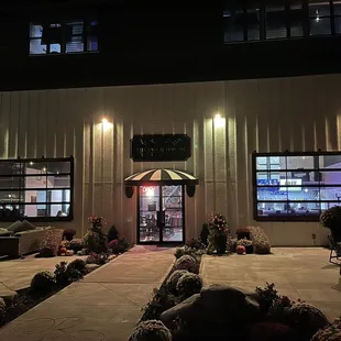 Front entrance...the food was delicious with impeccable service.