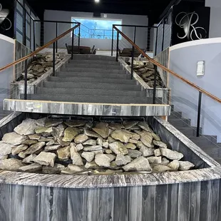 Inside the restaurant