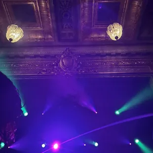 Stage lights from the floor