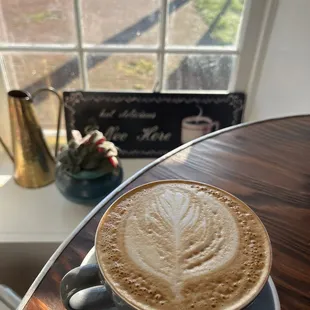 Dusty Rose Latte (has rose syrup and cardamom flavors )