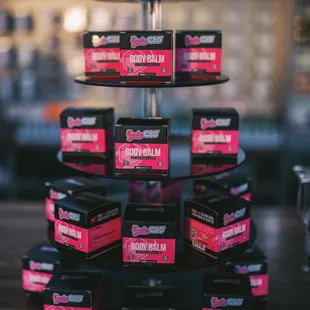 The infamous Kushy&apos;s body balm and cbd line