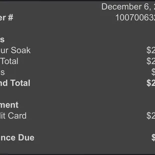 Past receipts. I have over a year and not one reflects $50 price.