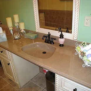 a bathroom with a sink and toilet