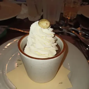 Chocolate pot - yum!