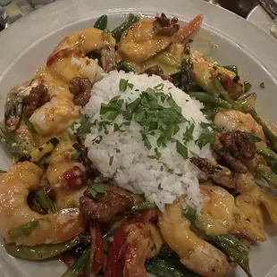 Shanghai Shrimp was incredibly flavorful with some spiciness