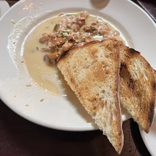 Not sure what this was called, but I kept dipping that delicious toast.