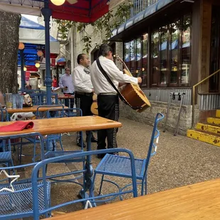 a man playing a guitar
