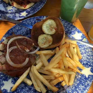 Sliced Brisket Sandwich