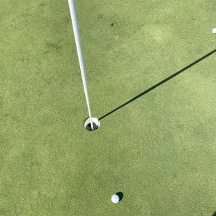 Almost holed it for 3 on #2