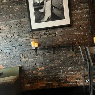 The dramatic wall at the Reserve.