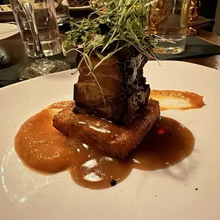 Beer Braised Pork Belly