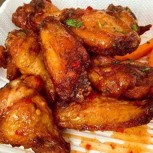 Sweet and sour chicken wings