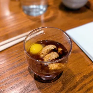 drink, oysters and mussels