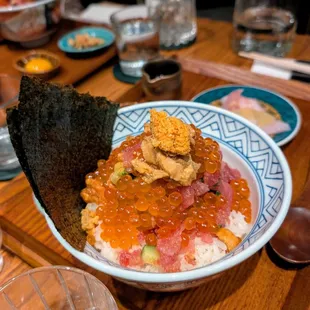 sushi and sashimi, food