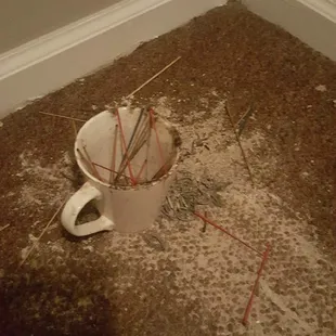 The old fashioned way to "cover up" the odor of drug activity