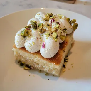Pistachio tres leches