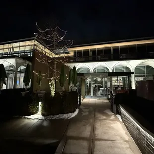 outside, sushi and sashimi